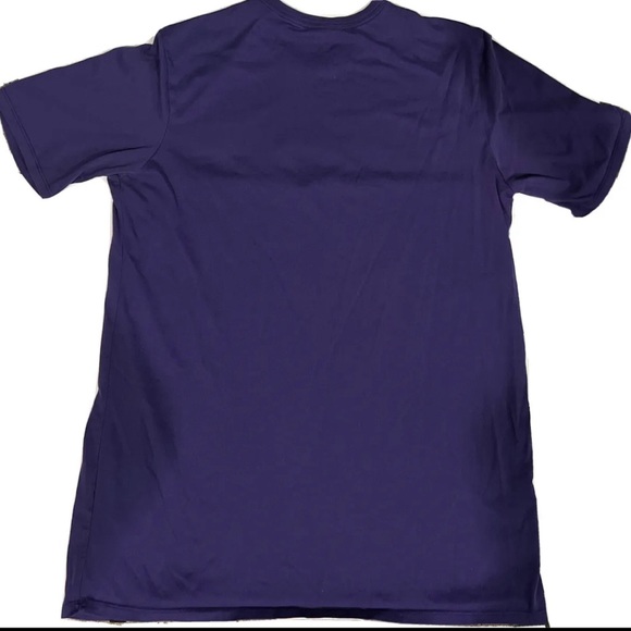 Men’s NBA Charlotte Hornets Basketball Purple Jordan T-Shirt (Size: Large Tall) - Picture 6 of 8